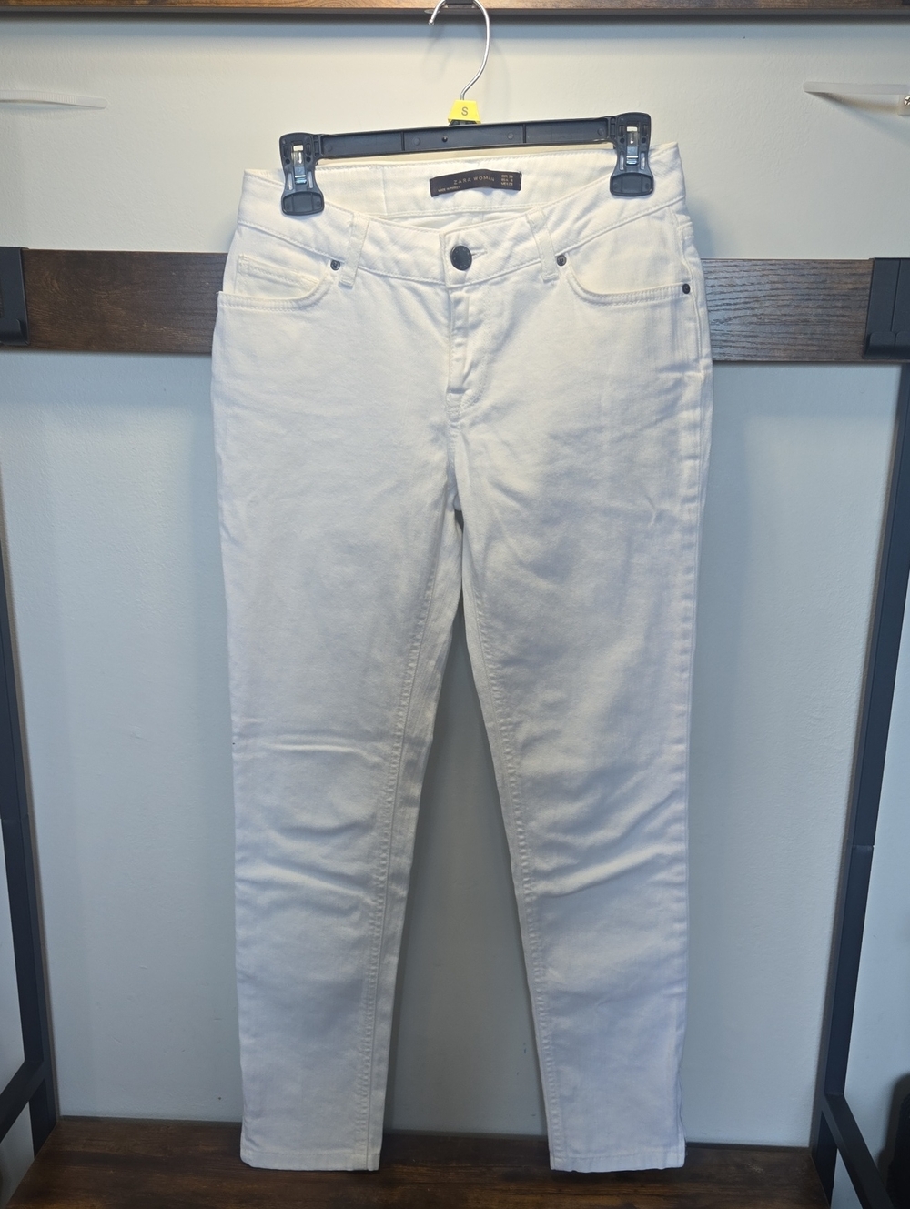 Zara White Skinny Jeans for Women